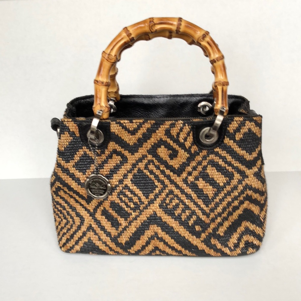 Patricia Nash handbag with bamboo handles.  The bag is NWOT.